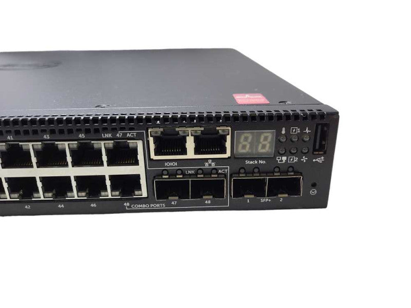 Dell N3048 | 48-Port Gigabit Ethernet Switch | 2x SFP+ | 1x Power Supply | $