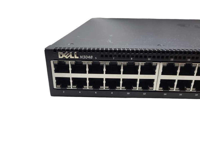 Dell N3048 | 48-Port Gigabit Ethernet Switch | 2x SFP+ | 1x Power Supply | $