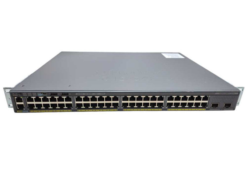 Cisco WS-C2960X-48FPD-L 48 Port Gigabit PoE+ 740W 2x 10G SFP+ | + Stack Mod )