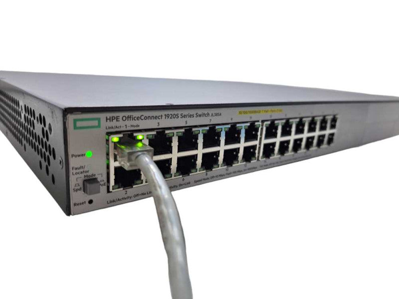 HPE OfficeConnect 1920s JL385A | 24 Port Gigabit PoE+ Network Switch )