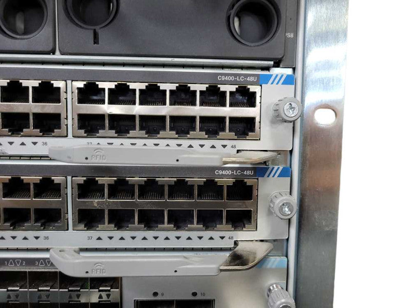 Cisco Catalyst 9400 Series Switch C9407R w/ 1x C9400-SUP-1, 3x C9400-LC-48U $