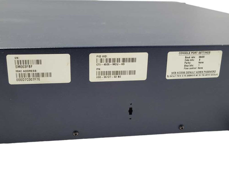 Cisco MCU 4505 CTI-4505-MCU-K9 Conference equipment, READ _