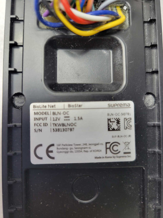 Suprema BioLite Net BLN-OC IP Based Outdoor Fingerprint terminal, READ Q_