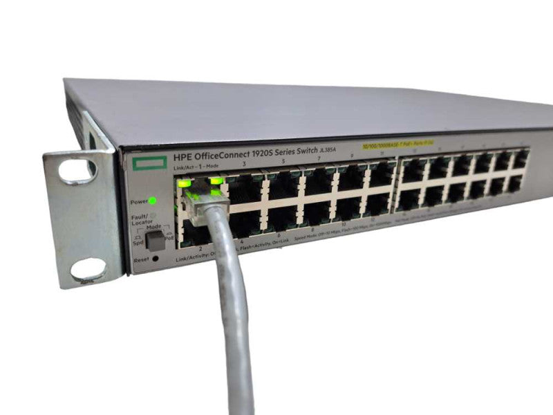 HPE OfficeConnect 1920s JL385A | 24 Port Gigabit PoE+ Switch + Rackmount )