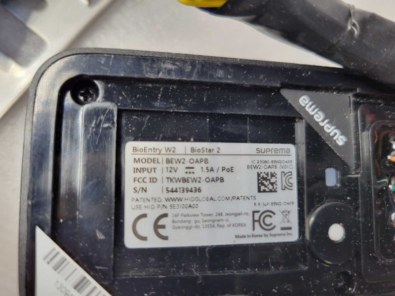 Suprema BioEntry W2 Fingerprint Device - BEW2-OAPB- READ _