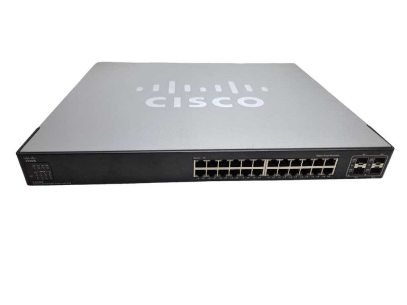 Cisco SGE2000P | 24 Port Gigabit PoE Network Switch 4x Shared SFP )