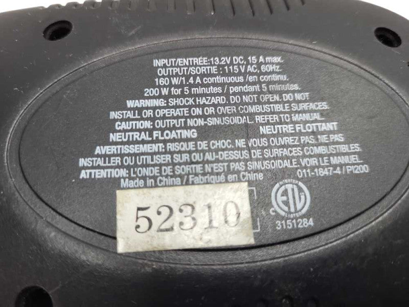 200W Digital Power Invertor- 12V to 110V for car &