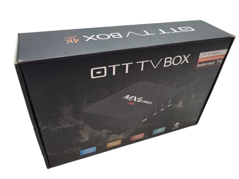 MXQ OTT TV Box 4K UCD 3840X2160 Multimedia Gateway &