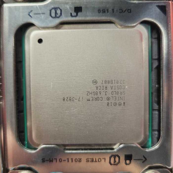 Intel DX79SI MOBO with i7-3820 @3.60GHz 32GB RAM READ  -