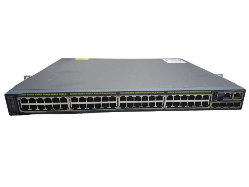 Cisco WS-C2960S-48LPS-L 48-Port Gigabit PoE+ Managed Switch *READ* )