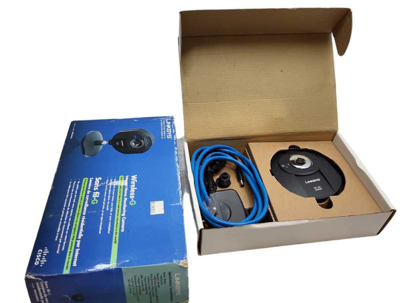 LINKSYS WIRELESS MONITORING CAMERA WVC54GCA &