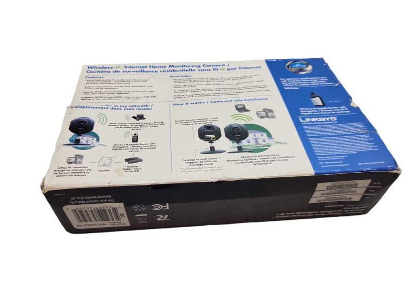 LINKSYS WIRELESS MONITORING CAMERA WVC54GCA &