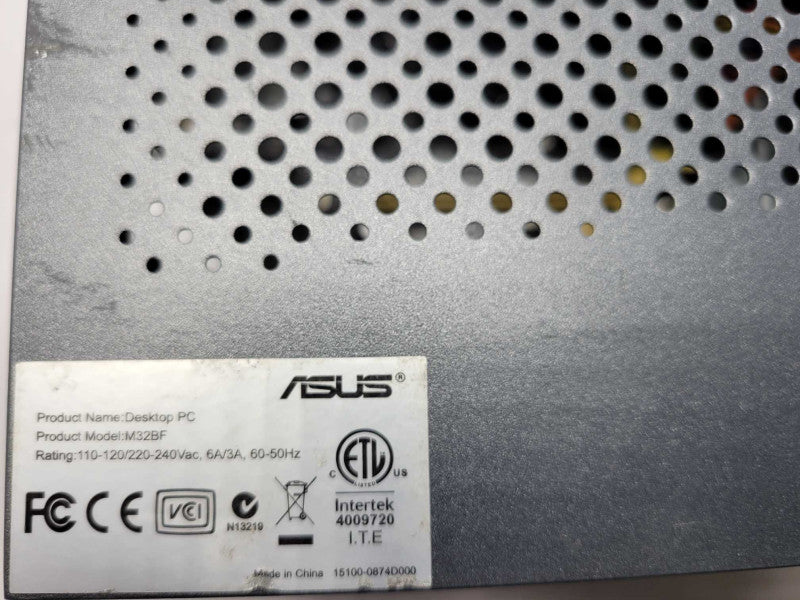 Asus M32BF Desktop PC, AMD A10-6700 3.7GHz, 12GB RAM, No HDD _