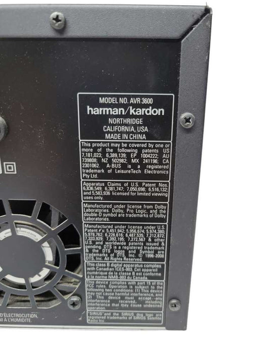 Harman Kardon AVR 3600 AV Receiver %