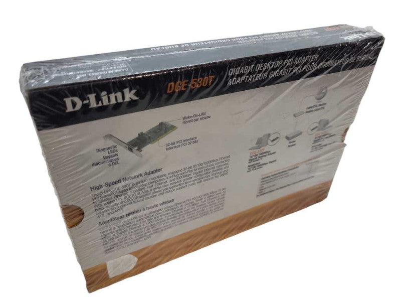 D-Link DGE-530T 10/100/1000 Gigabit Wired Ethernet Network PCI Adapter, NEW! &