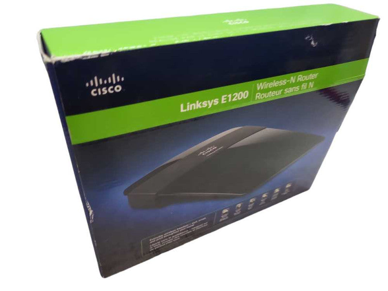 Cisco Linksys E1200 4-Port Gigabit Ethernet Dual-Band Wireless Router &