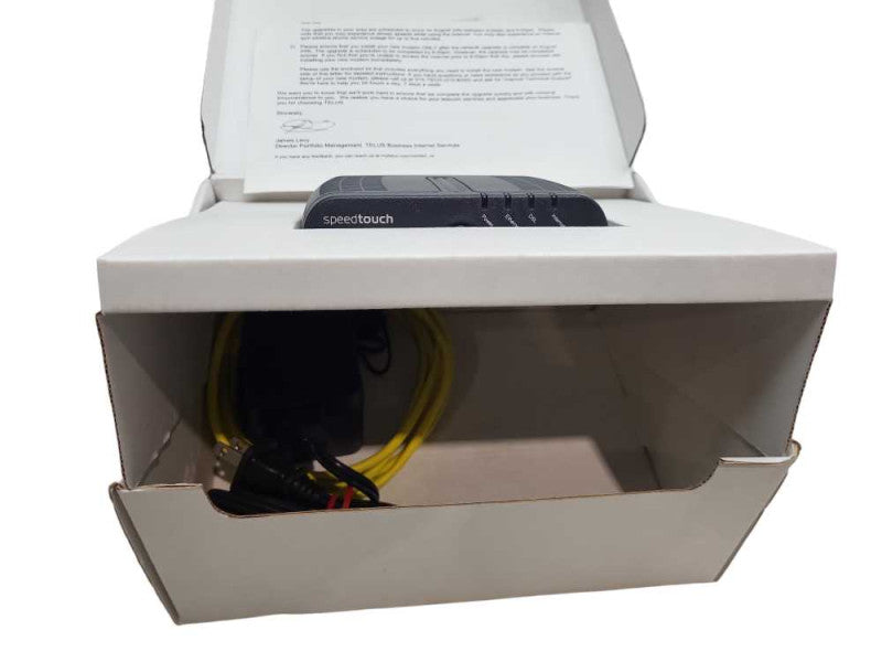 THOMSON TELECOM SPEEDTOUCH ST516 V6 MODEM DSL ETHERNET ROUTER GATEWAY &
