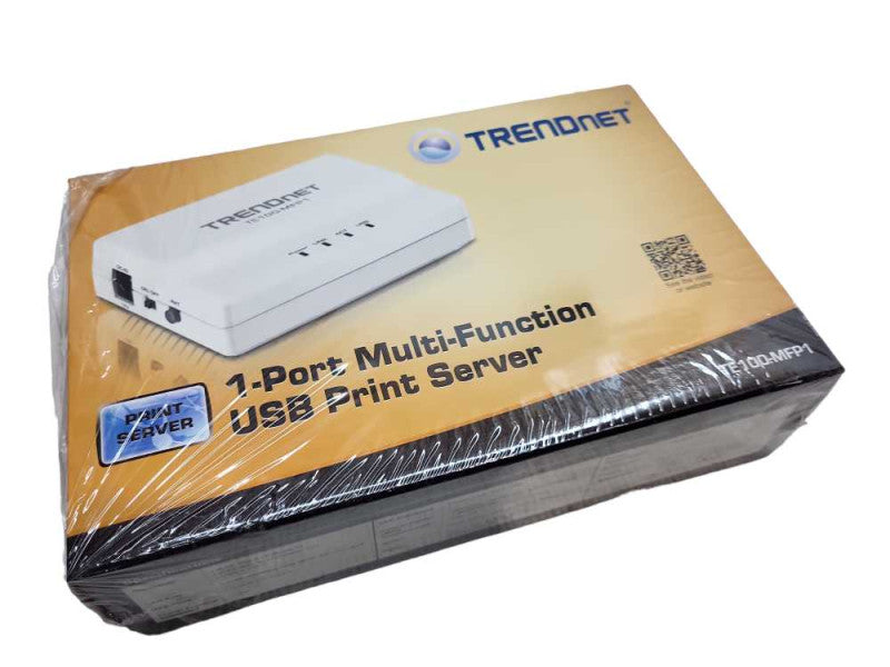 - TRENDNET TE100-MFP1 ONE PORT USB PRINT Server &