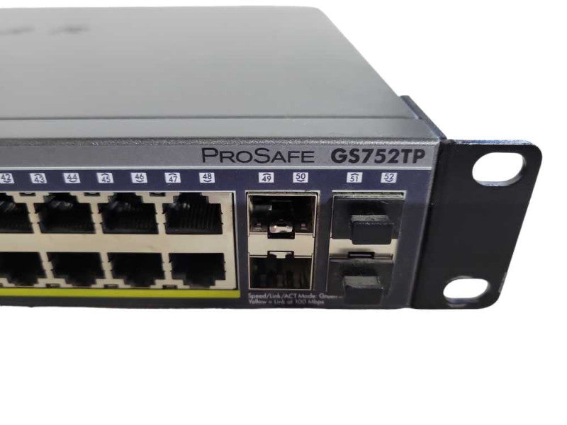 Netgear ProSafe GS752TP 48-Port Gigabit Ethernet Managed PoE Switch !