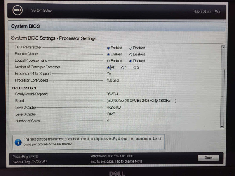 Dell PowerEdge R320 Xeon E5-2403 v2 @ 1.80GHz 8GB ECC DDR3 H310 mini 2.5\\" $