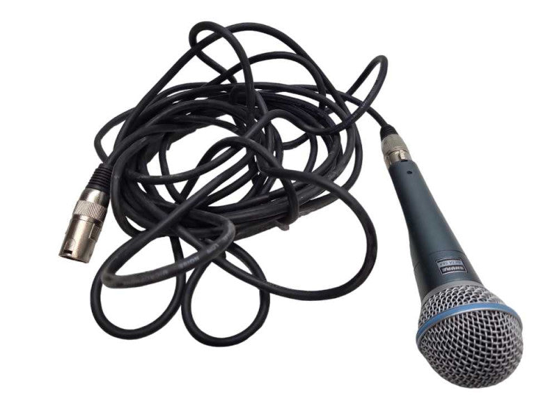 Shure Beta58A Supercardioid Dynamic Vocal Microphone Wired &