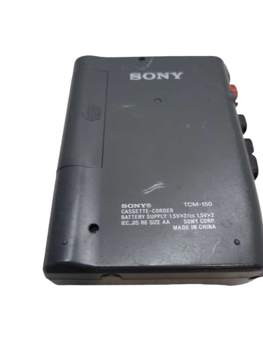 Sony TCM-150 CLEAR VOICE Handheld Cassette Voice Recorder &