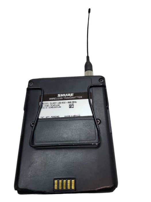 Shure QLXD1 L50 (632- 636 MHz) Digital Wireless Transmitter &