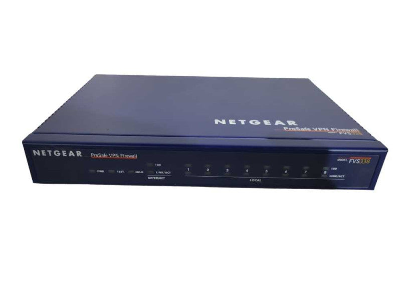 NetGear ProSafe FVS338 8-Port 10/100 VPN Firewall !