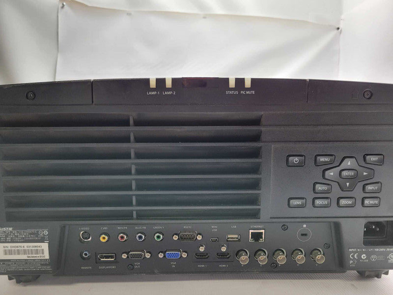 Christie DHD675-E HD DLP Digital Projector, No Lens, READ _