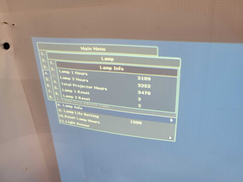 Christie DHD775-E DLP Projector with 3470 Total Hours, READ _