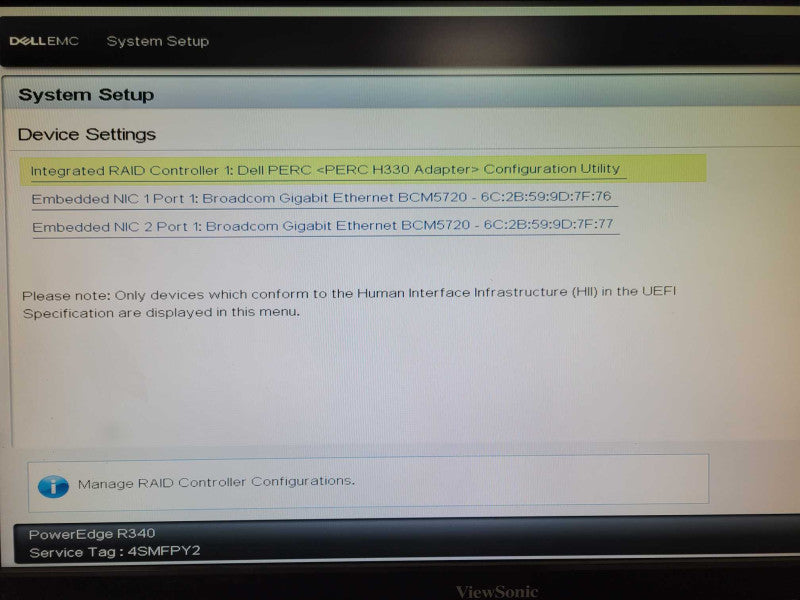 Dell PowerEdge R340, Xeon E-2136 3.3Ghz 4GB DDR4 H330 1x PSU, 3.5\\" SEE _