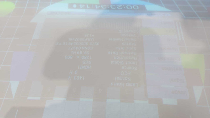 Epson H602A PowerLite 585W WXGA 3LCD Projector 1463 lamp hours - READ #