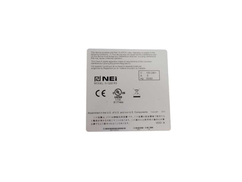HPE/ARUBA ClearPass Appliance S-1200 R3 CP-500 NO HDD !
