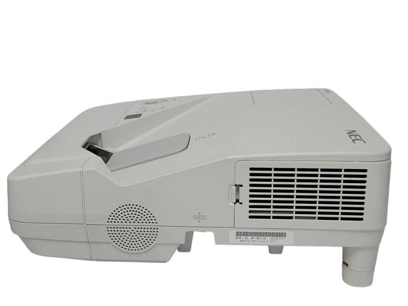 NEC UM330W Ultra Short Throw Projector, 2789 Lamp Hours, No Remote _