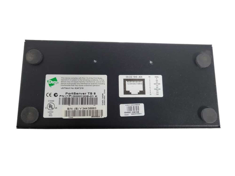 Digi PortServer TS 8 50001208-01 Ethernet/Serial Switch !