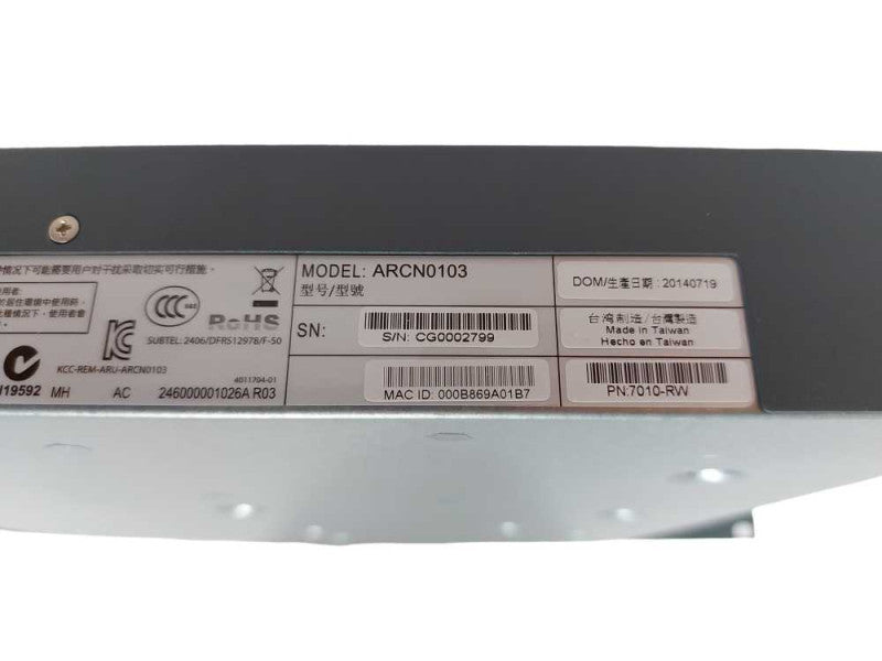 Aruba ARCN0103 7010 16-Port GigE 2-SFP Mobility Controller - Fact Reset #