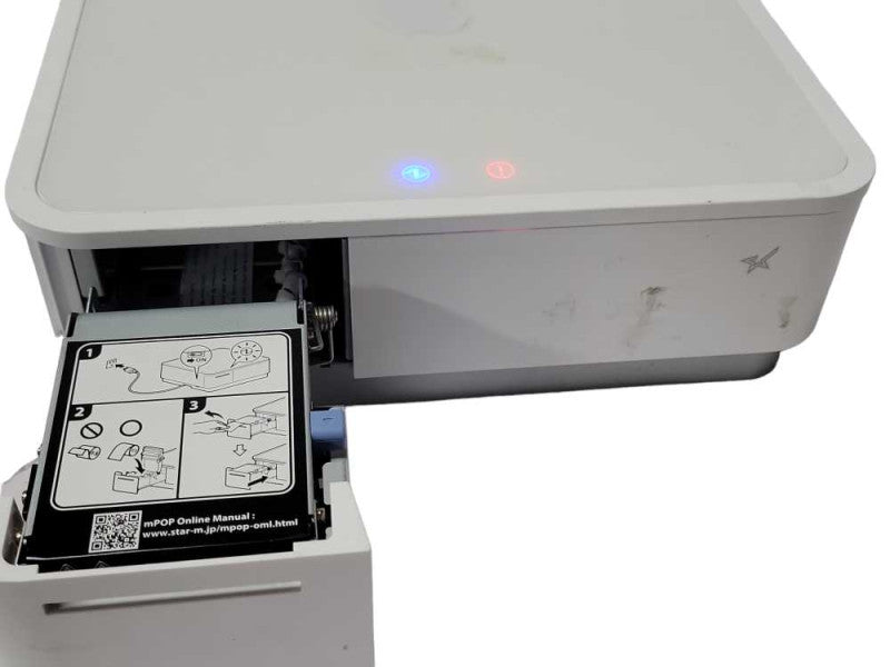 Star Micronics mPOP POP10 WHT US Receipt Printer and Cash Drawer Combo SEE _