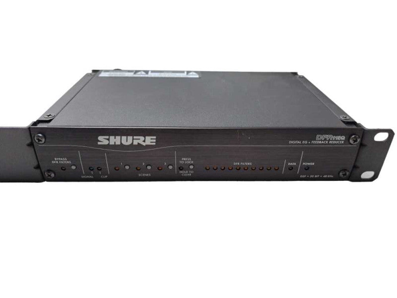 Shure DFR11EQ Half Rack 1U Digital EQ Feedback Reducer Equalizer )