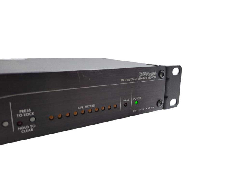 Shure DFR11EQ Half Rack 1U Digital EQ Feedback Reducer Equalizer )