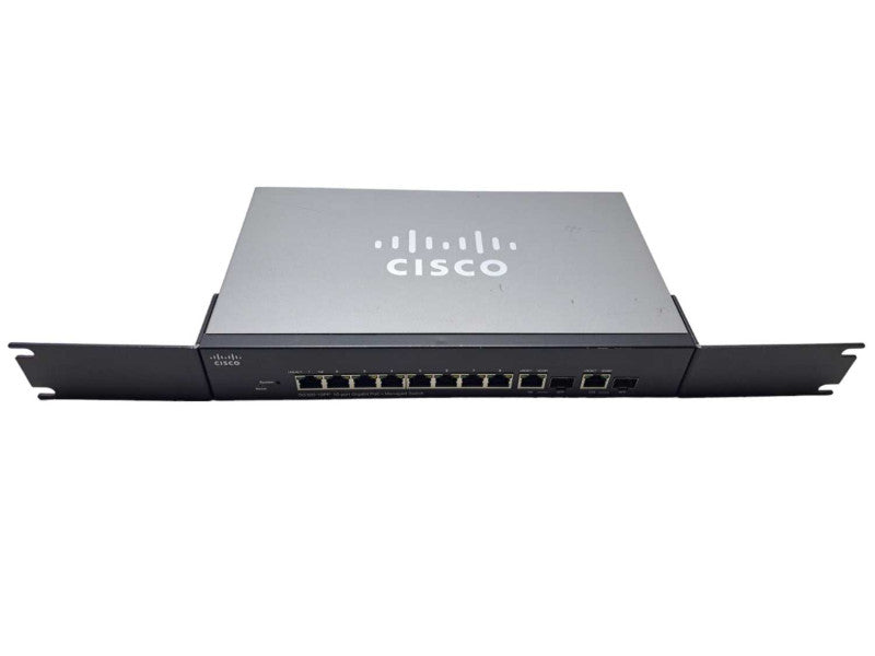 Cisco SG300-10PP | 10-Port Gigabit PoE+ Managed Switch | *READ* )