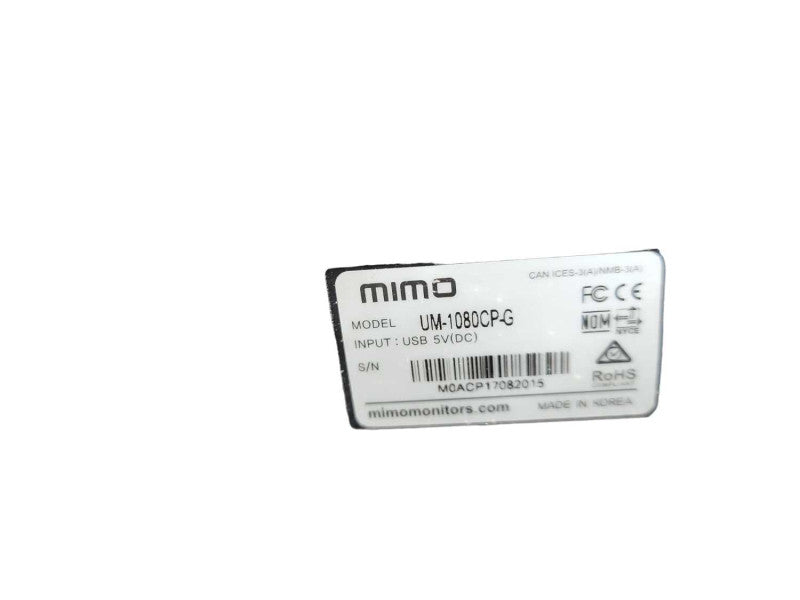 Mimo Touchscreen Monitor Display UM-1080CP-G Vue HD w/ HDMI Capture &