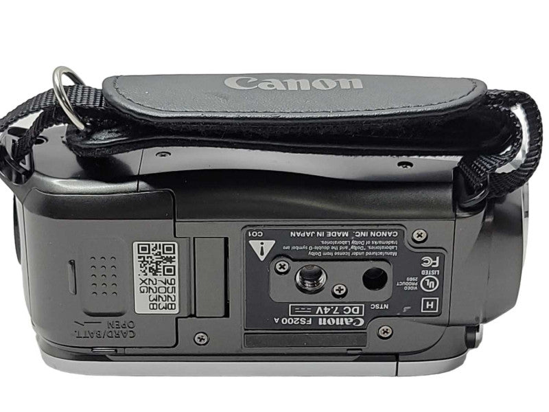 Canon FS200 A Camcorder w/ Battery, No SD Card, READ _