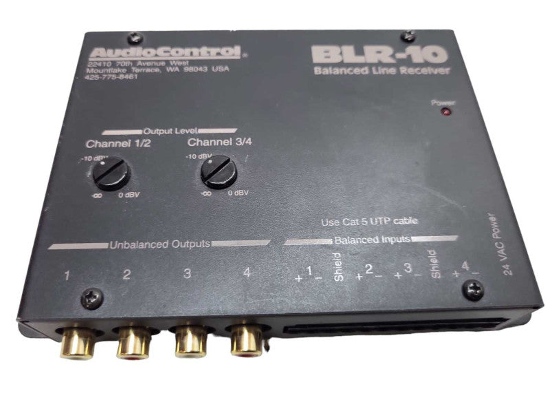 AUDIO CONTROL AUDIOCONTROL Balanced Line Receiver BLR-10 BLR10 &
