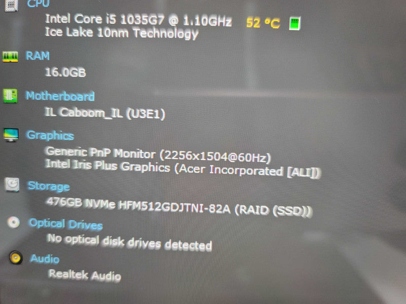Acer Spin 5 | i5-1035G7 | 16GB RAM | 512GB m.2 | 2K  }