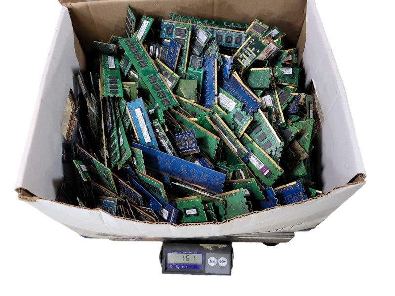 Scrap Non-Heat sink RAM/Memory 35.5lb/16.1KG AS-IS READ $ $
