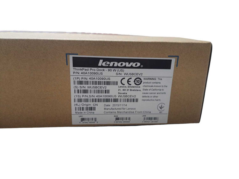 Brand New | Lenovo 40A1 ThinkPad Pro Dock with 90W AC Adapter | PN:40A10090US Q)