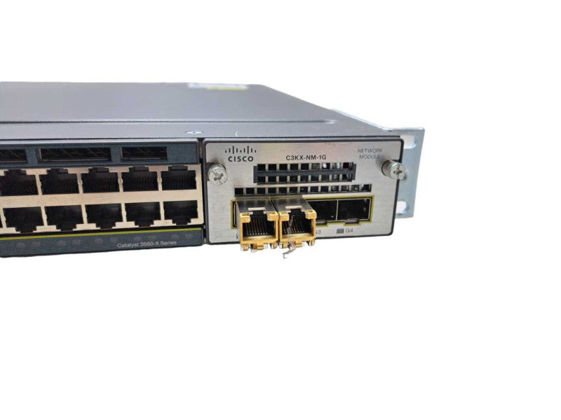 Cisco WS-C3560X-24T-S 24 Port Layer 3 Gigabit Switch + 1G SFP Module )