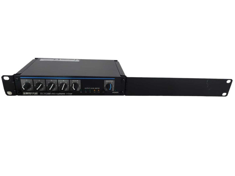Shure SCM268 4-Channel Microphone Mixer !