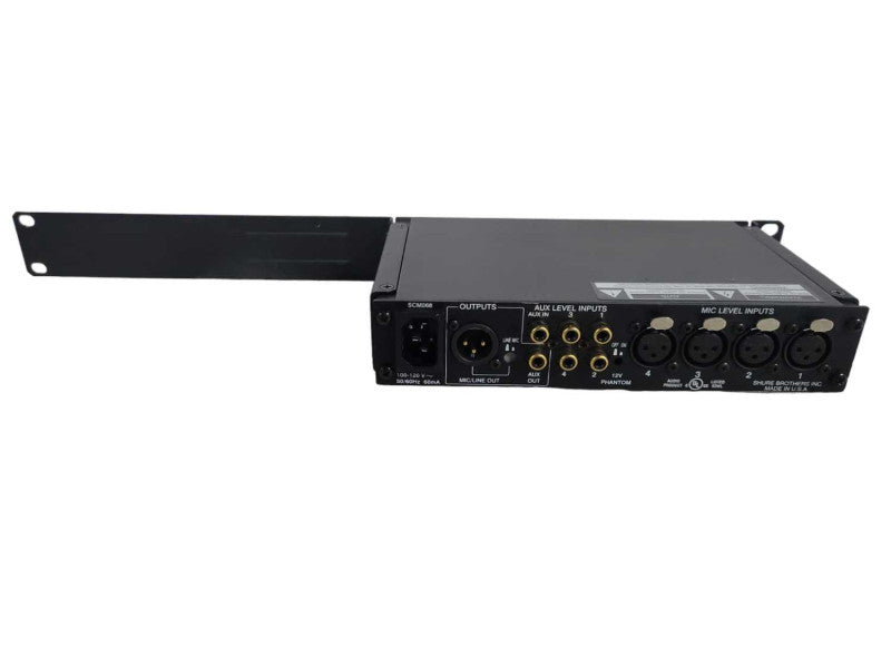 Shure SCM268 4-Channel Microphone Mixer !