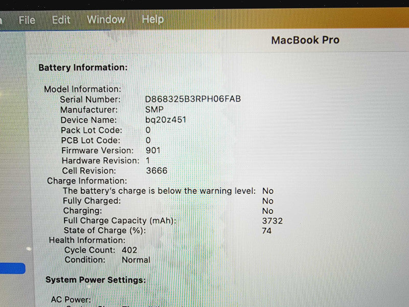 Apple Macbook Pro 2017 13\\" Core i5-7360U @ 2.3GHz 16GB DDR3 120GB SSD (